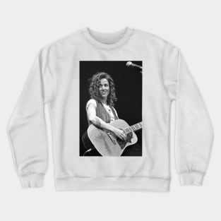 Sheryl Crow BW Photograph Crewneck Sweatshirt